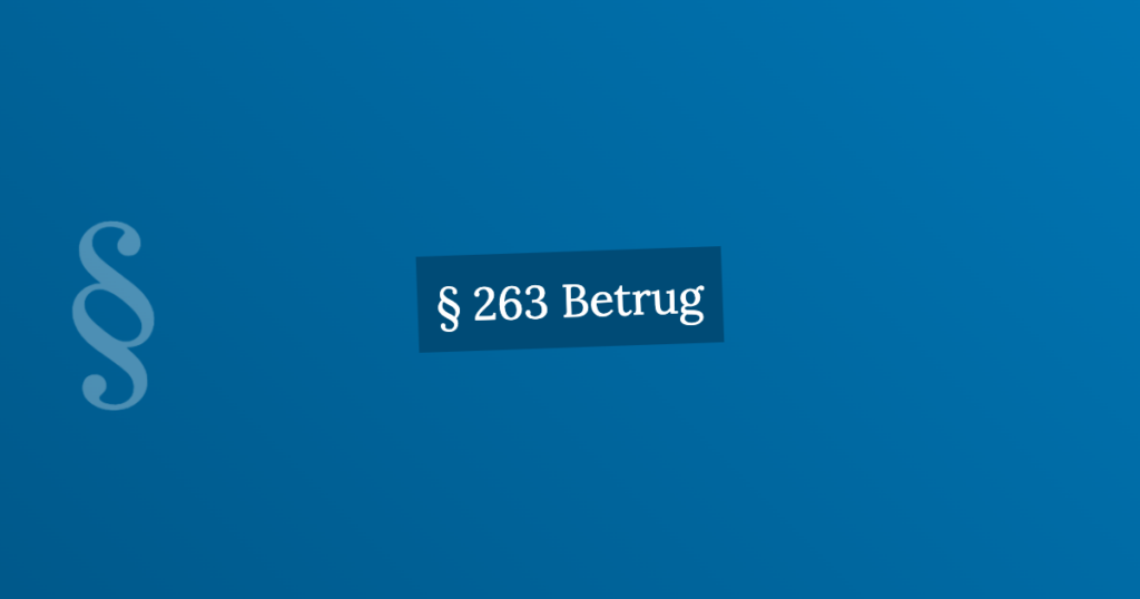 § 263 Betrug | StGB.de