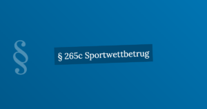 § 265c Sportwettbetrug