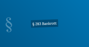§ 283 Bankrott