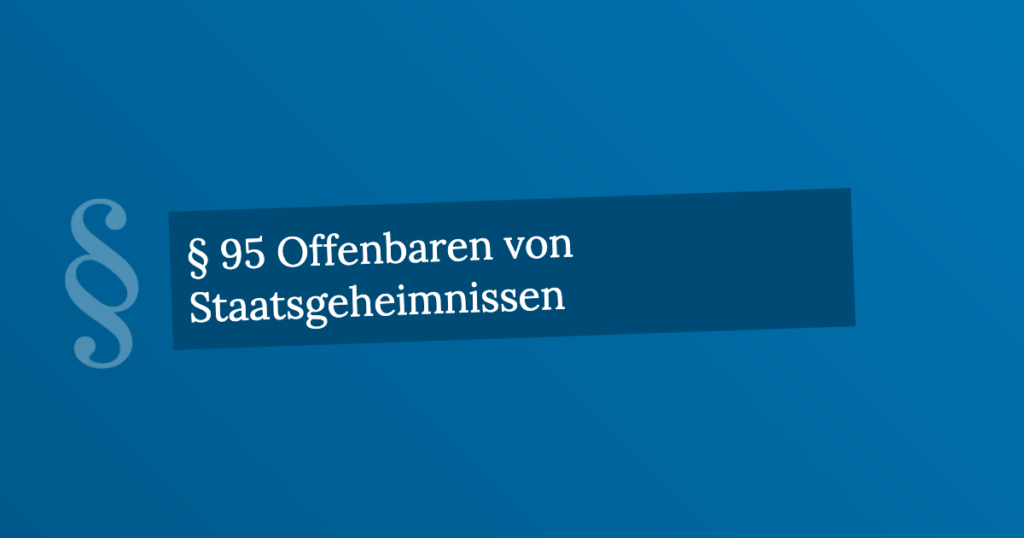 § 86 Verbreiten von Propagandamitteln verfassungswidriger und